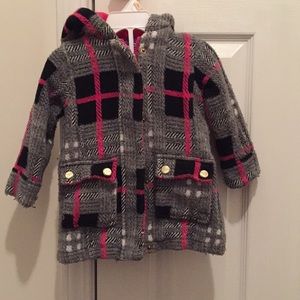 Hooded Toddler Pea Coat 💕